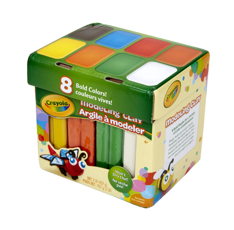 Crayola - MODELING CLAY, 8 BOLD COLOURS Arts & Entertainment