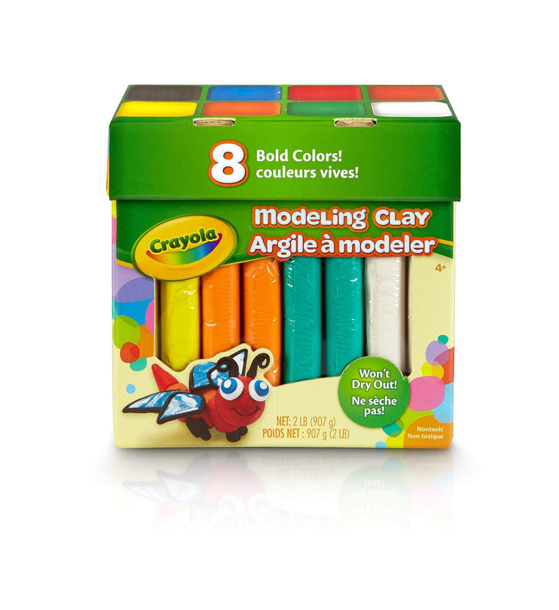 Crayola - MODELING CLAY, 8 BOLD COLOURS Arts & Entertainment