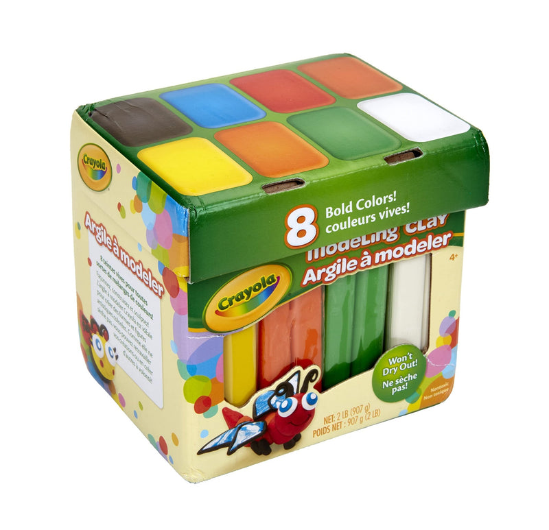 Crayola - MODELING CLAY, 8 BOLD COLOURS Arts & Entertainment