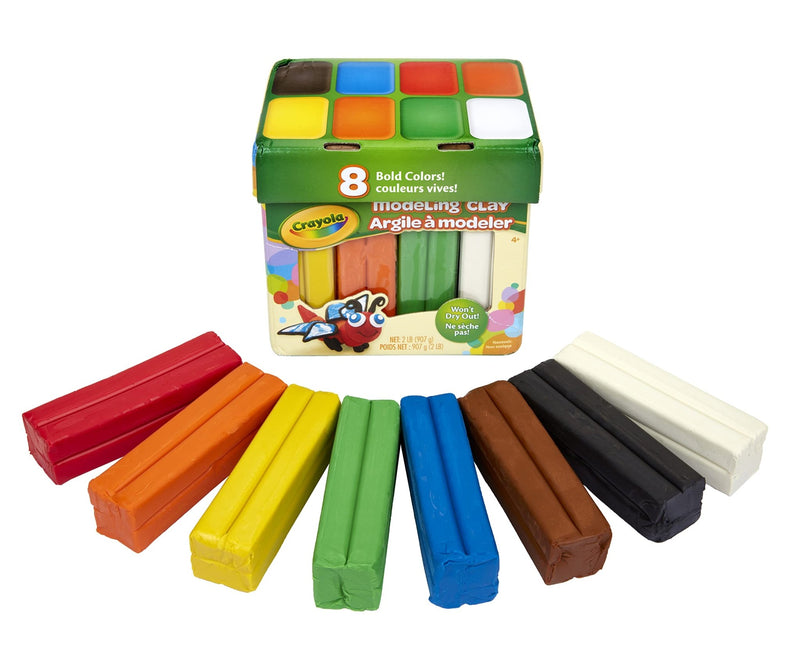 Crayola - MODELING CLAY, 8 BOLD COLOURS Arts & Entertainment