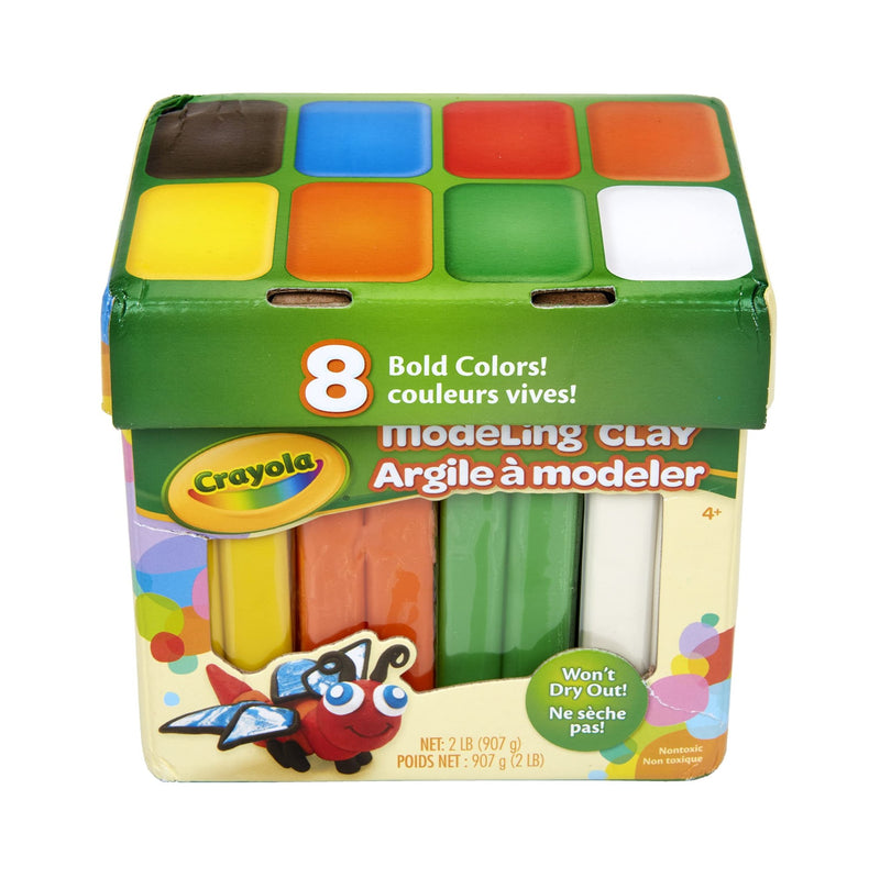 Crayola - MODELING CLAY, 8 BOLD COLOURS Arts & Entertainment