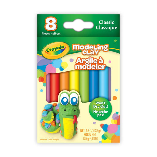 Crayola - MODELING CLAY, 8 CLASSIC COLOURS Arts & Crafts