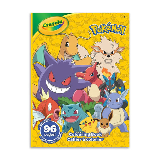 Crayola - POKEMON COLOURING BOOK â 96 PGS Arts & Crafts