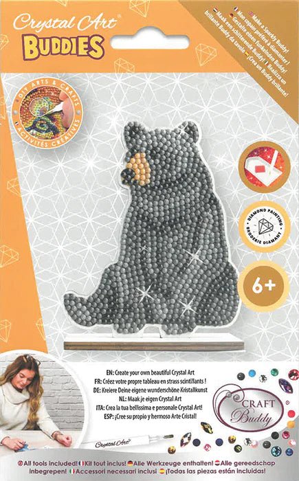 Crystal Art - CA Buddies: Bear (single) Games & Toys