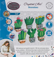 Crystal Art - Deco Kit: Cacti Set Arts & Crafts