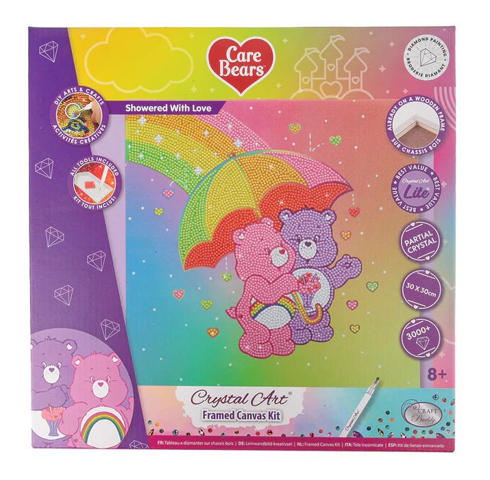 Crystal Art - Mounted Kit (Med): Showered with Love Arts & Crafts