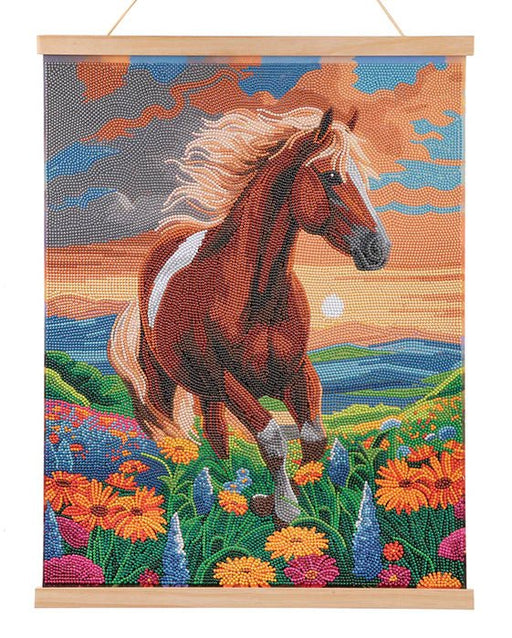 Crystal Art - Scroll Kit: Majestic Horse Arts & Crafts