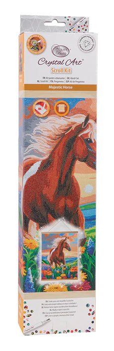 Crystal Art - Scroll Kit: Majestic Horse Arts & Crafts
