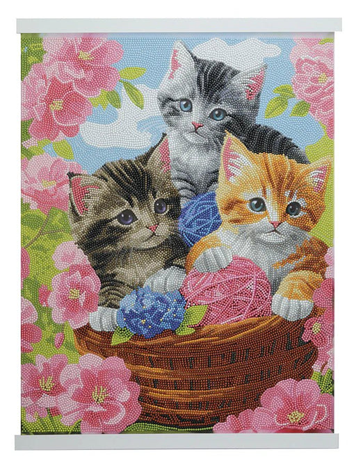 Crystal Art - Scroll Kit: Playful Cats Arts & Entertainment
