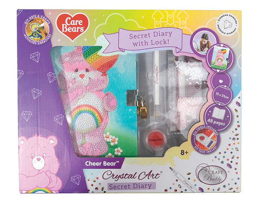 Crystal Art - Secret Diary Kit: Cheer Bear Arts & Crafts