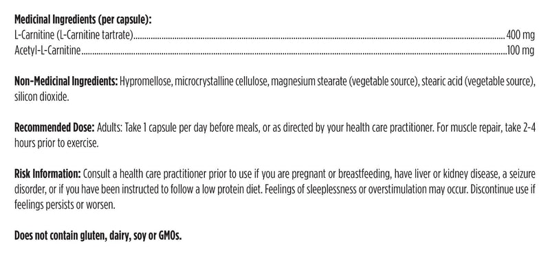 Designs for Health - Carnitine Synergy