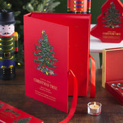 Spode Christmas Tree advent calendar with tealights and holder