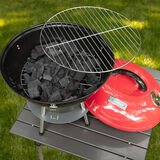 Cuisinart - 14" PORTABLE CHARCOAL GRILL RED Home & Kitchen