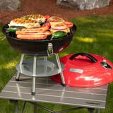 Cuisinart - 14" PORTABLE CHARCOAL GRILL RED Home & Kitchen