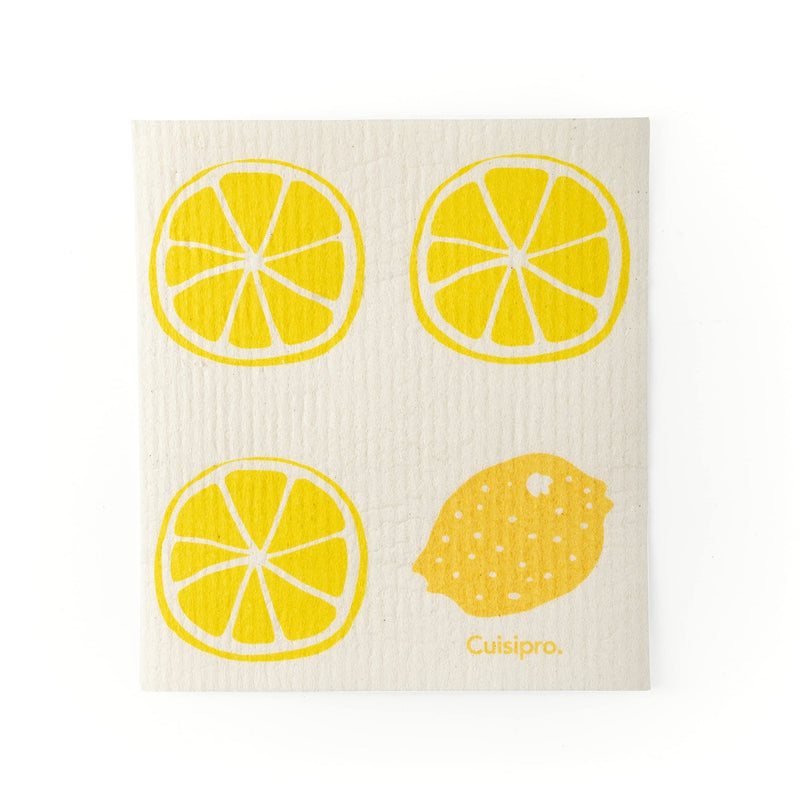 Cuisipro - All Purpose Eco - Cloth, SM 20x17x0.2cm/7.87x6.7" Lemon Home & Kitchen