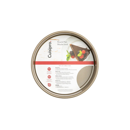 CUISIPRO - Baking Pan, Round 9.5x2""/24x5cm, Carbon St Home & Kitchen