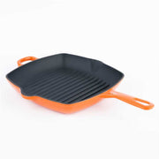 CUISIPRO - Grill Pan, Square Cast Iron 10.25"/26cm Puf Home & Kitchen