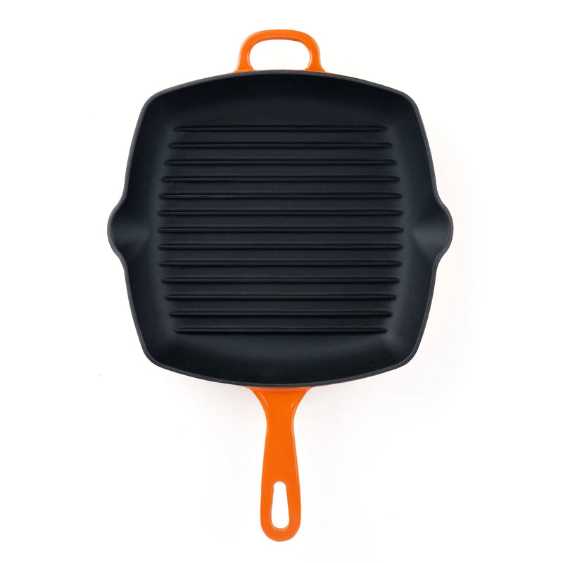 CUISIPRO - Grill Pan, Square Cast Iron 10.25"/26cm Puf Home & Kitchen