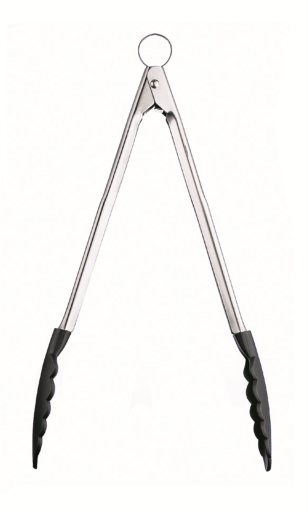 CUISIPRO - Locking Tongs 16"/40.6cmNylon Black