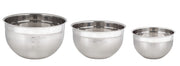 Cuisipro - Mixing Bowl Set 3pc/Set 1,5, 3, 5qt/1.4, 2.8, 4.7L SS Home & Kitchen