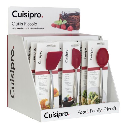 CUISIPRO - Red Piccolo Mini Tools PDQ - 9 (Turner, Spatula, Home & Kitchen