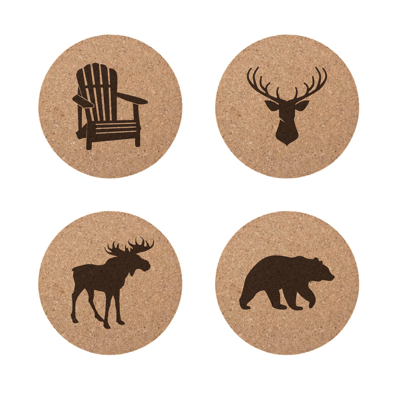 Cuisivin Corky Muskoka printed cork coaster designs
