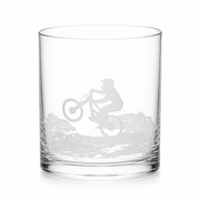 Cuisivin Mountain Biker whisky glass on white