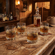 Cuisivin Stallions decorated glassware lifestyle image