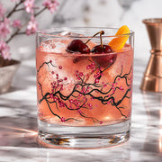 Cuisivin Cherry Blossom rock glass lifestyle
