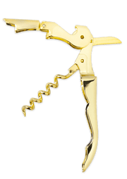 Cuisivin - Double Lever Waiter's Corkscrew - Gold - carded Home & Kitchen