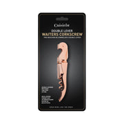 Cuisivin - Double Lever Waiter's Corkscrew - Rose Gold - carded Home & Kitchen