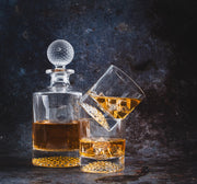Cuisivin - Mulligan Whiskey Decanter with 2 Rock Glasses Set - GB Home & Kitchen