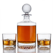 Cuisivin - Mulligan Whiskey Decanter with 2 Rock Glasses Set - GB Home & Kitchen