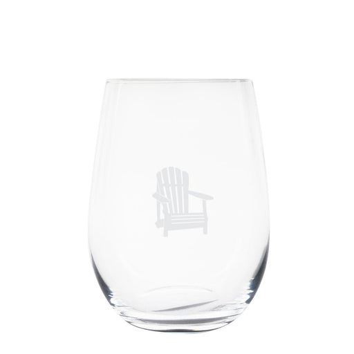Cuisivin - Muskoka Chair Stemless Glass 13oz / 370ml - 6pk Home & Kitchen