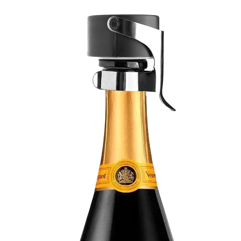Cuisivin - Sentinel Swing - Lock Sparkling Stopper Black - Blister Home & Kitchen