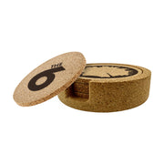 Cuisivin Corky Toronto printed cork coasters and holder