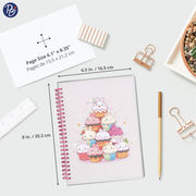 NOTEBOOK- KAWAII CUPCAKES