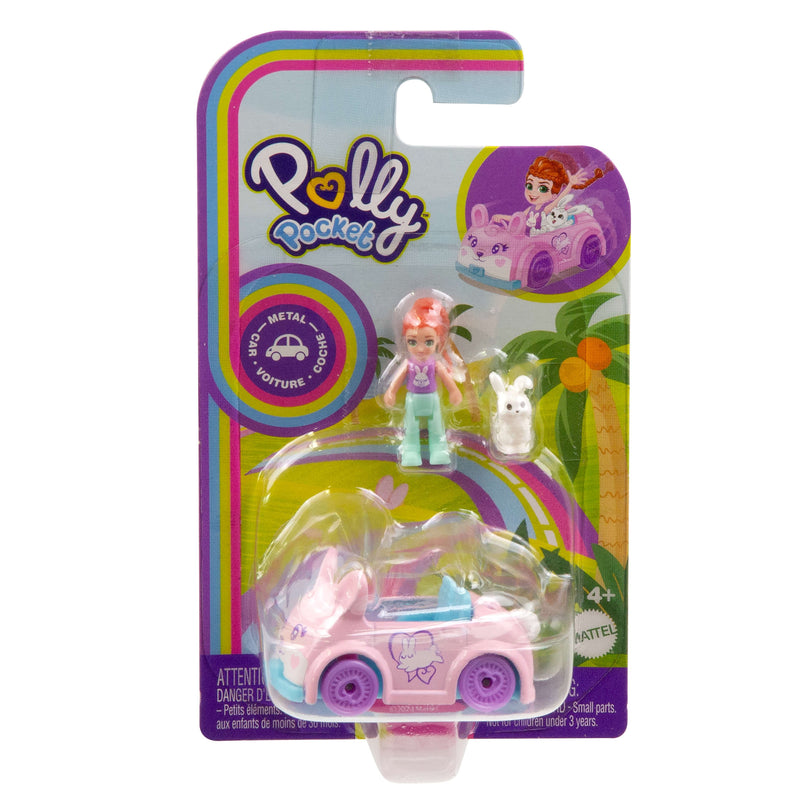 Polly Pocket - Pollyville Single Fig & Car