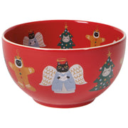 Jubilee - Bauble Cats Christmas Bowls Set of 4 Assorted