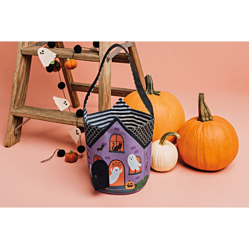 Danica - Haunted House Halloween Candy Bucket - lifestyle