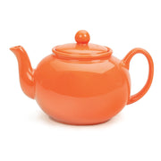 Danica - Stoneware Teapot - Orange Home & Kitchen