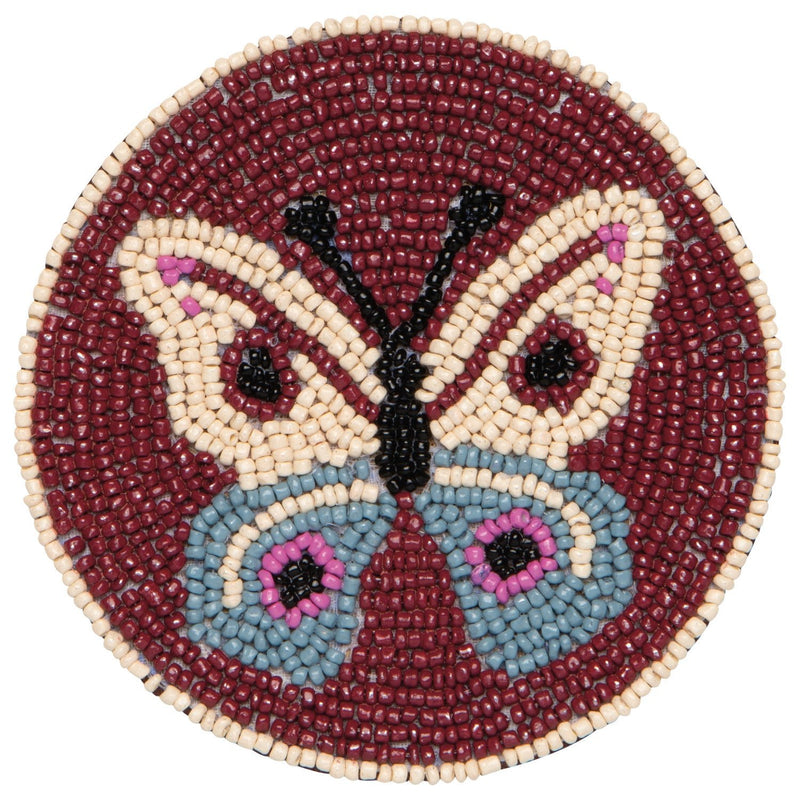 Danica Studio - Aurora Beaded Coasters Set of 4 Home & Kitchen