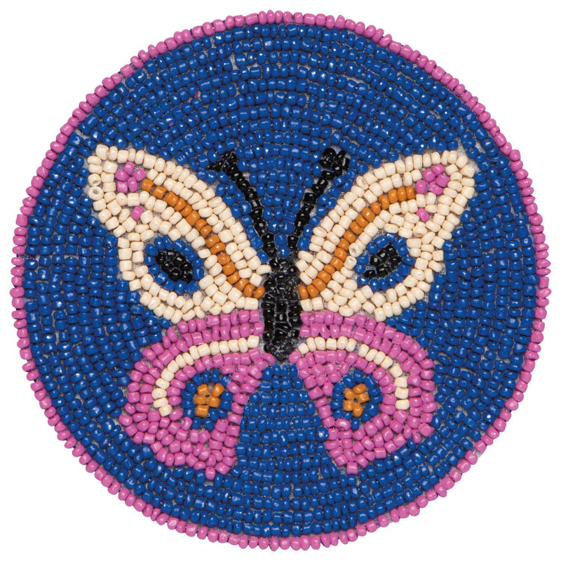 Danica Studio - Aurora Beaded Coasters Set of 4 Home & Kitchen