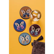 Danica Studio - Aurora Beaded Coasters Set of 4 Home & Kitchen
