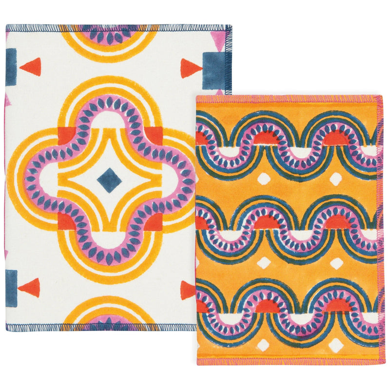 Danica Studio - Block Print Notebooks Set of 2 Office Supplies Pilipala