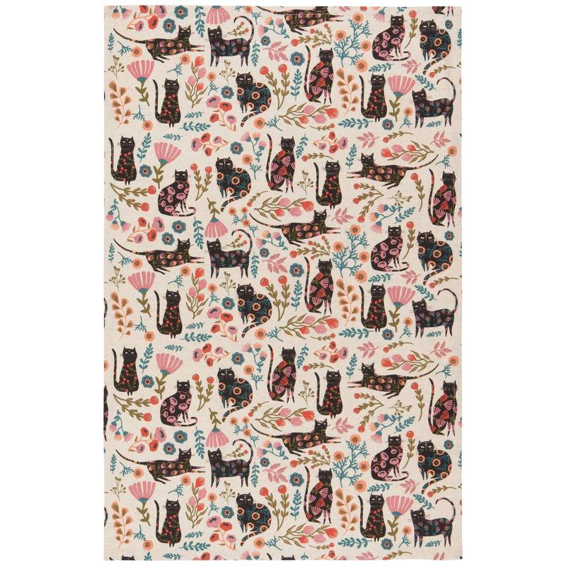 Danica Studio - Catbloom Dishtowels Set of 2 Home & Kitchen