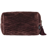 Danica Studio - Fig Quilted Velvet Cosmetic Bag Luggage & Bags