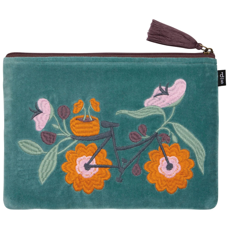 Danica Studio - Flat Pouch Embr Petal Power Luggage & Bags