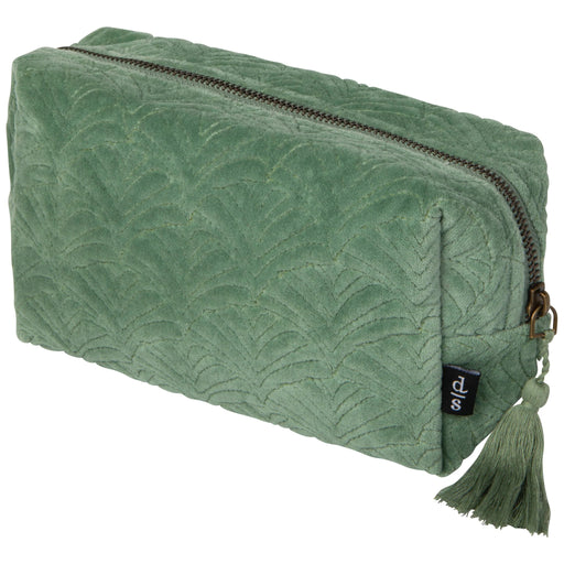 Danica Studio - Jade Quilted Velvet Cosmetic Bag Luggage & Bags