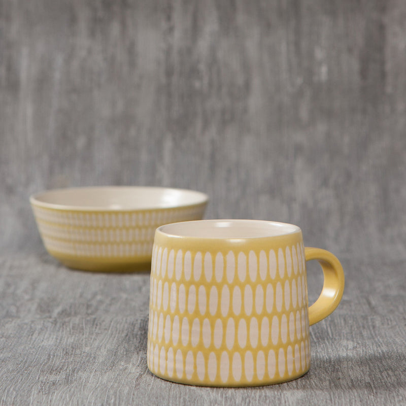 Danica Studio - Ochre Imprint Mug Home & Kitchen